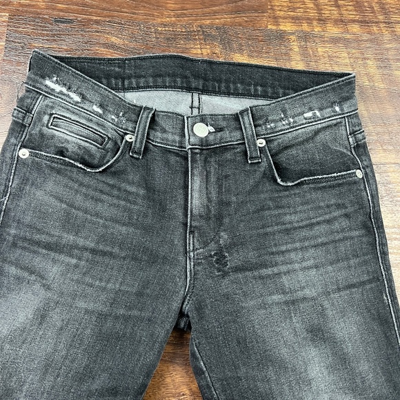 Ksubi Black Washed Skinny Zip Ankle Mid Rise Women's Denim Jeans Pants - Picture 5 of 6